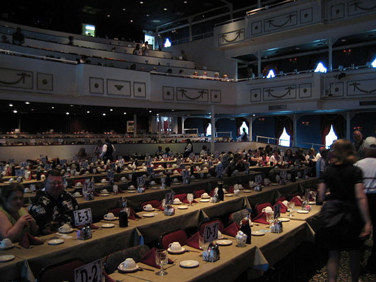 interior of showboat branson belle