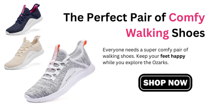 walking shoes banner