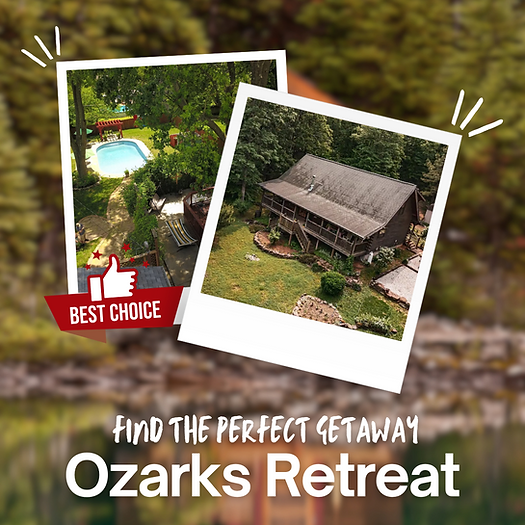 vacation rental ozarks retreat