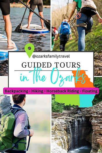 pin guided backpacking tours in the ozarks