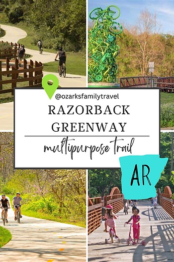 pin: razorback greenway multipurpose trail NWA