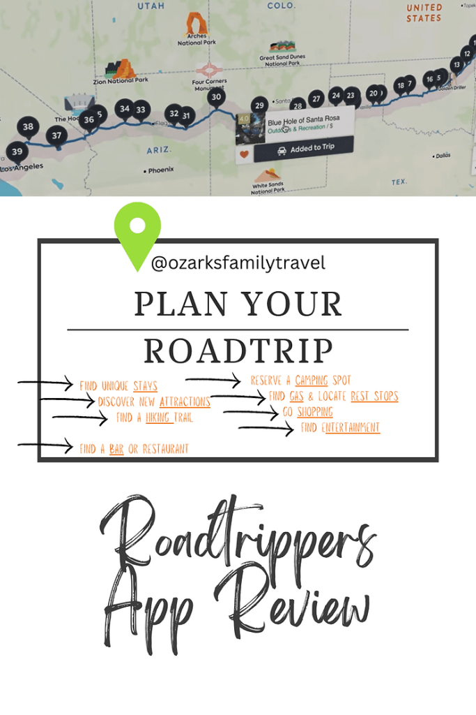 roadtrippers app pinterest