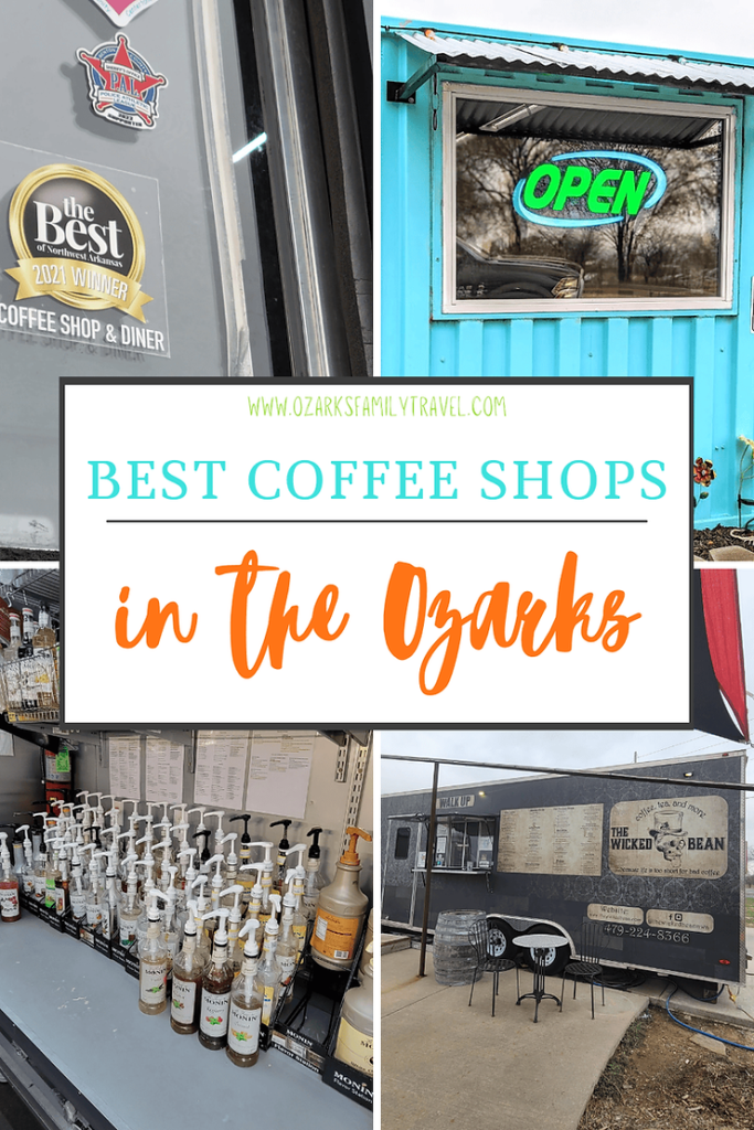 pin of best coffee in the ozarks