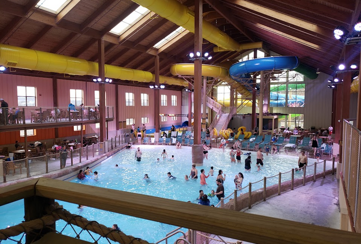 Photo of people in wave pool