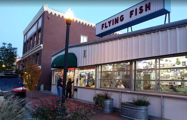 Flying Fish Restaurant downtown Bentonville