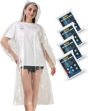 clear rain poncho