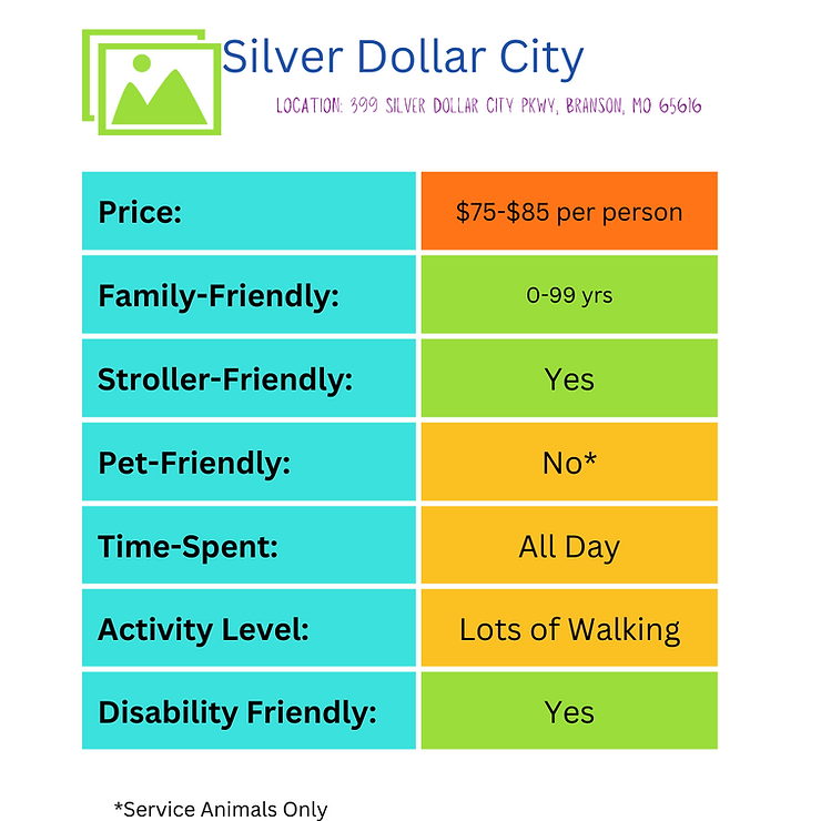 silver dollar city quick guide
