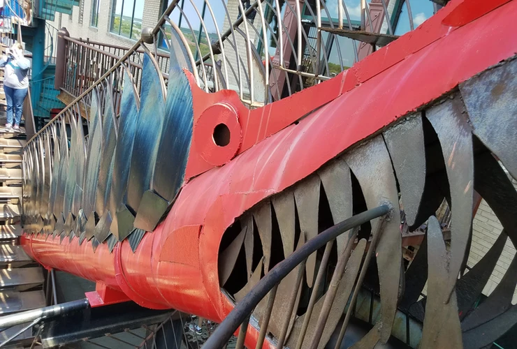 sculpture at the city museum