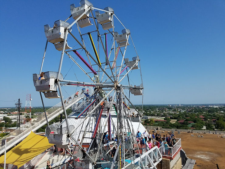 rooftop ferris wheel city museum st louis