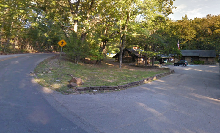 street view of devil's den state park visitor's center