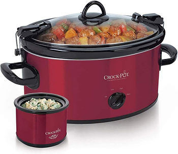 red crockpot