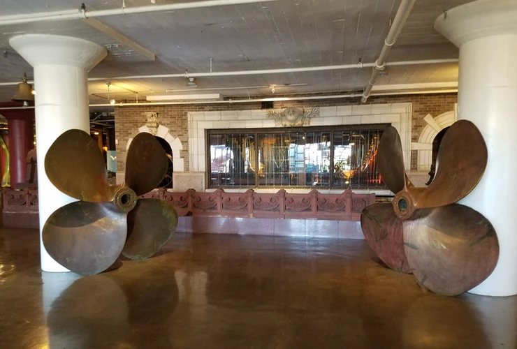 boat propellers at the city museum