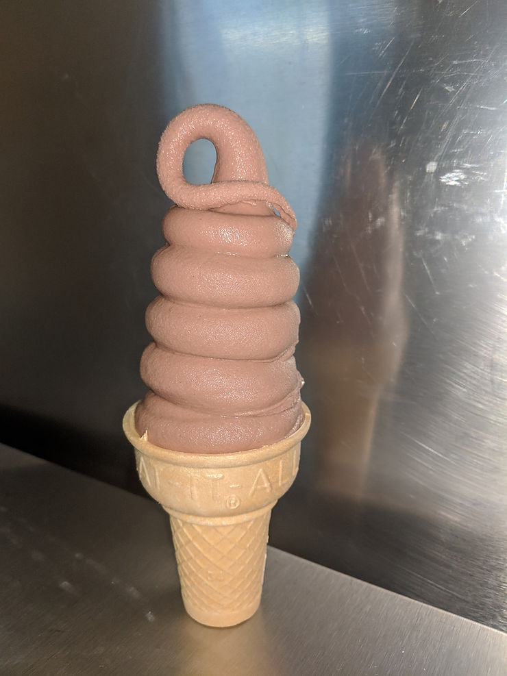 Beebe's Roaring River ice cream cone