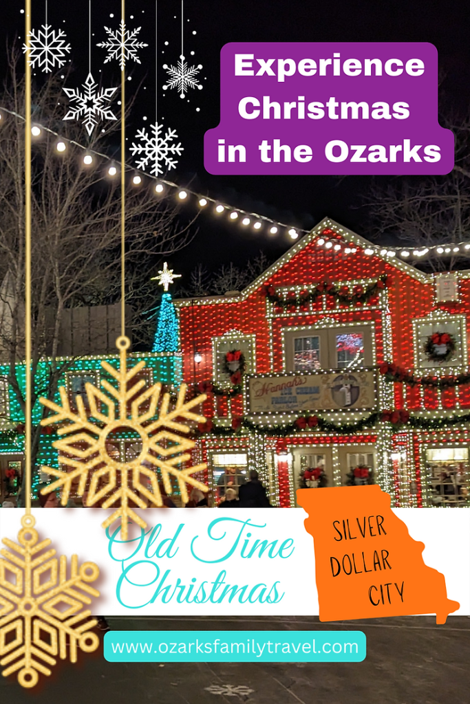 pin experience christmas in the ozarks at silver dollar city