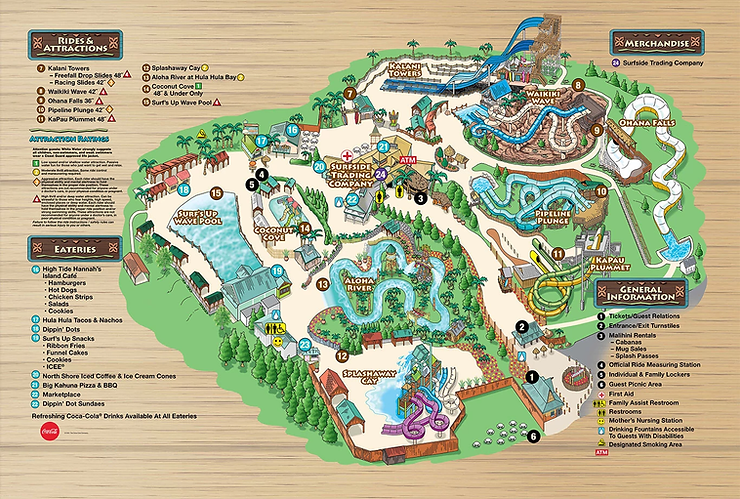 White Water Park Map