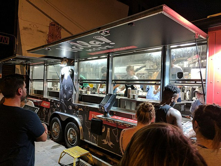 food truck open at night