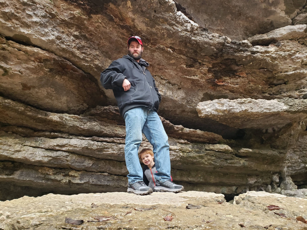 rock formation at roaring river