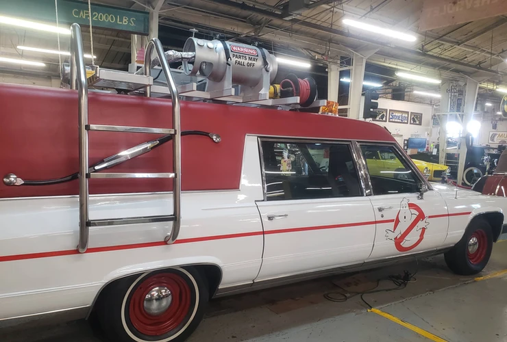 rt 66 car museum ghostbusters car