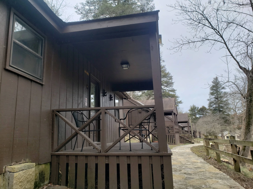 cabin at roaring river