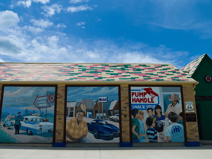 Route 66 murals